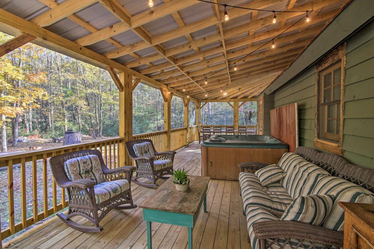 5-Acre North Georgia Mountain Retreat With Creek! Villa Sautee Nacoochee Dış mekan fotoğraf