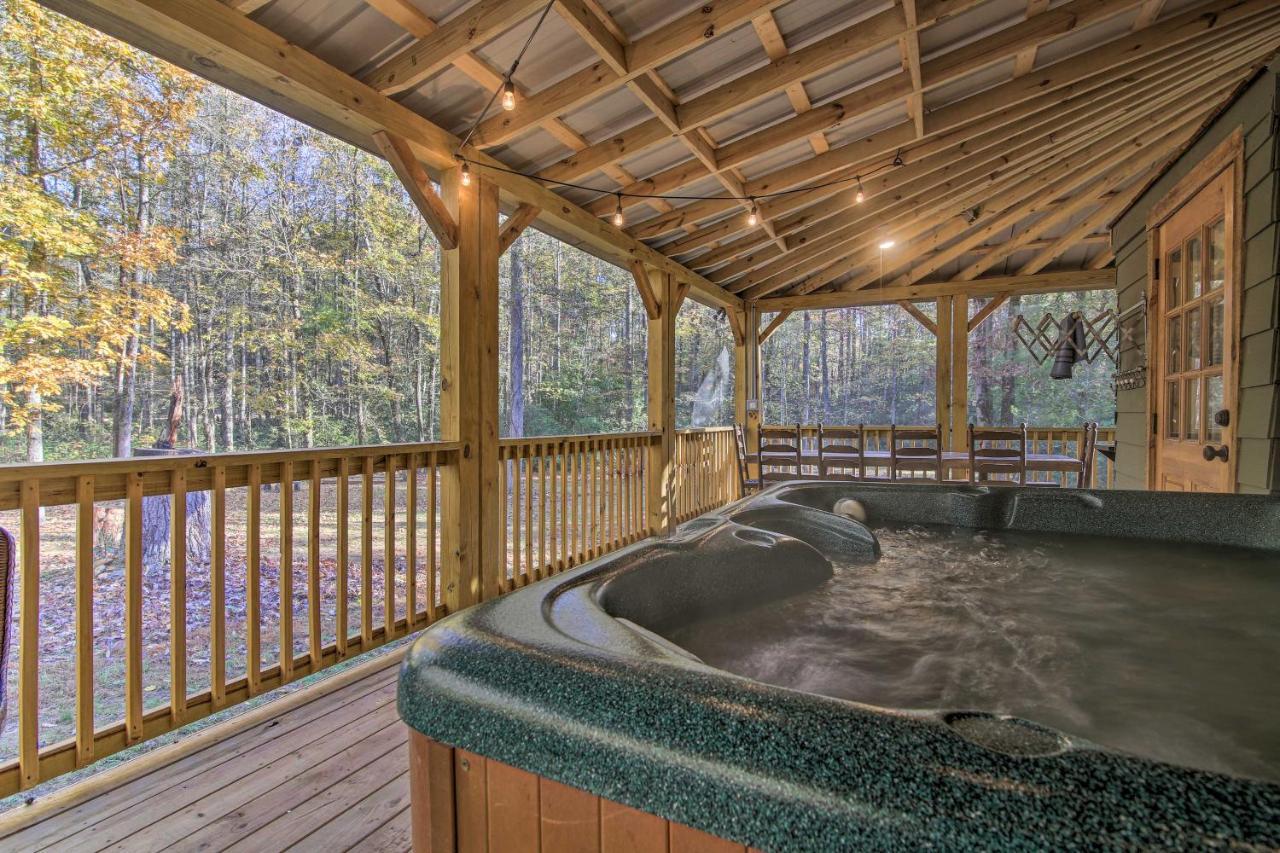 5-Acre North Georgia Mountain Retreat With Creek! Villa Sautee Nacoochee Dış mekan fotoğraf