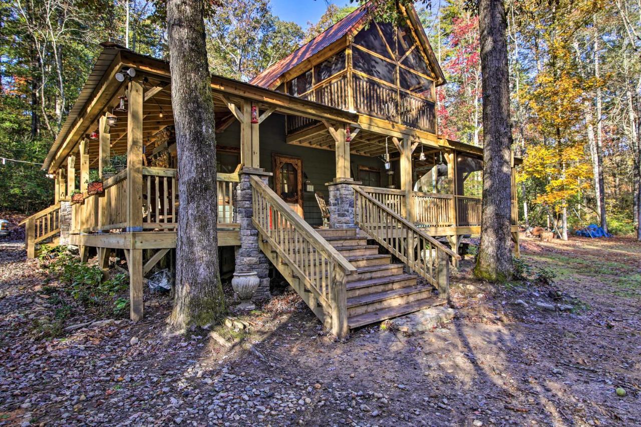 5-Acre North Georgia Mountain Retreat With Creek! Villa Sautee Nacoochee Dış mekan fotoğraf