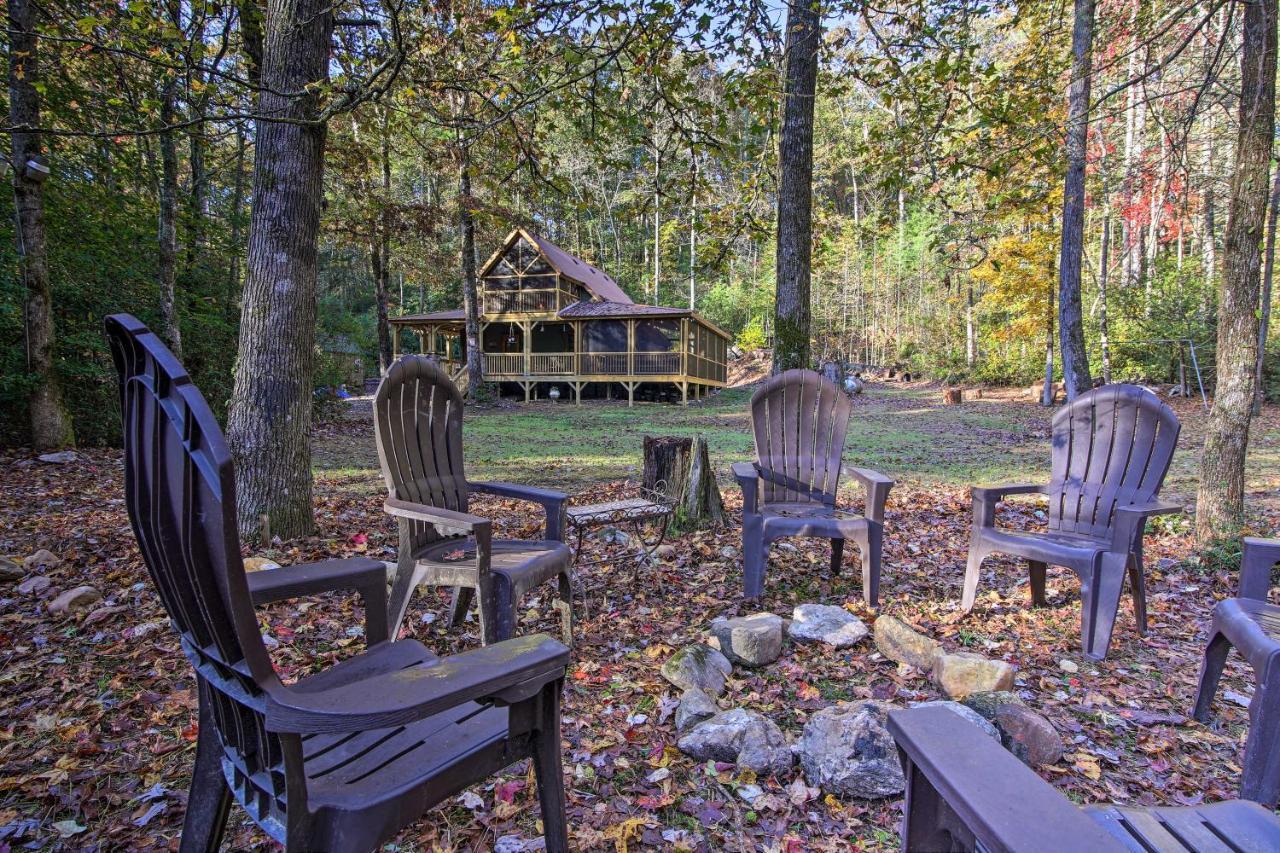 5-Acre North Georgia Mountain Retreat With Creek! Villa Sautee Nacoochee Dış mekan fotoğraf